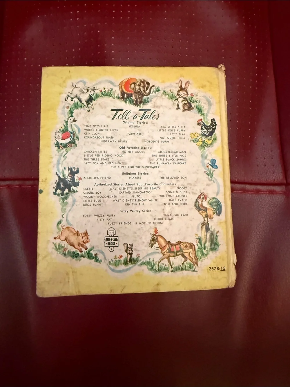 1957 Walt Disney’s Snow White and the Seven Dwarfs Tell-a-tale Whitman Book